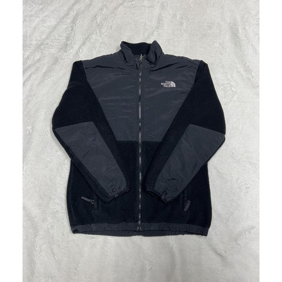 The North Face Girls Fleece Jacket Black Pockets Full Zip Polartec Size XL - Picture 1 of 9